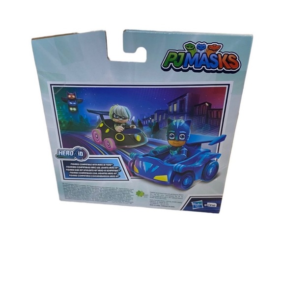 PJ Masks Cat boy Vs Luna Girl figures and vehicles Gift 3+ - Picture 3 of 4